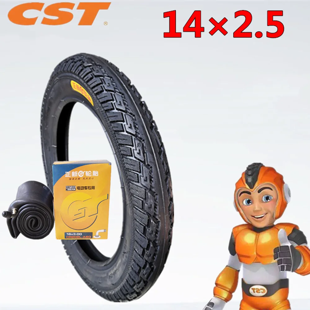 14X2.50 Tire 64-254 Inner and Outer Tyre for Electric Vehicles Motorcycles Wear Resistant High-quality Tires | Автомобили и