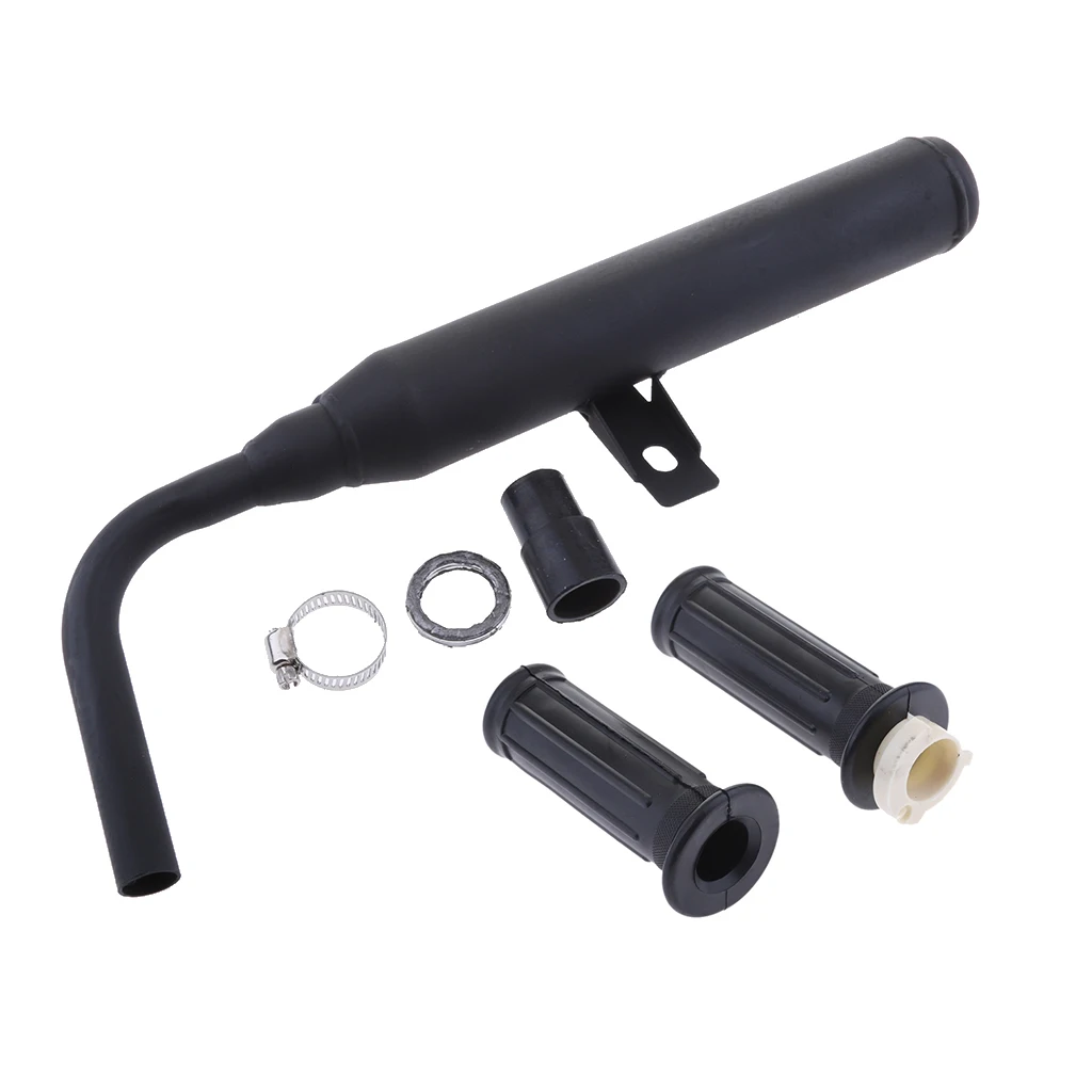 

Глушитель выхлопной трубы с зажимом комплект + 7/8 ''ручки для Yamaha PW50