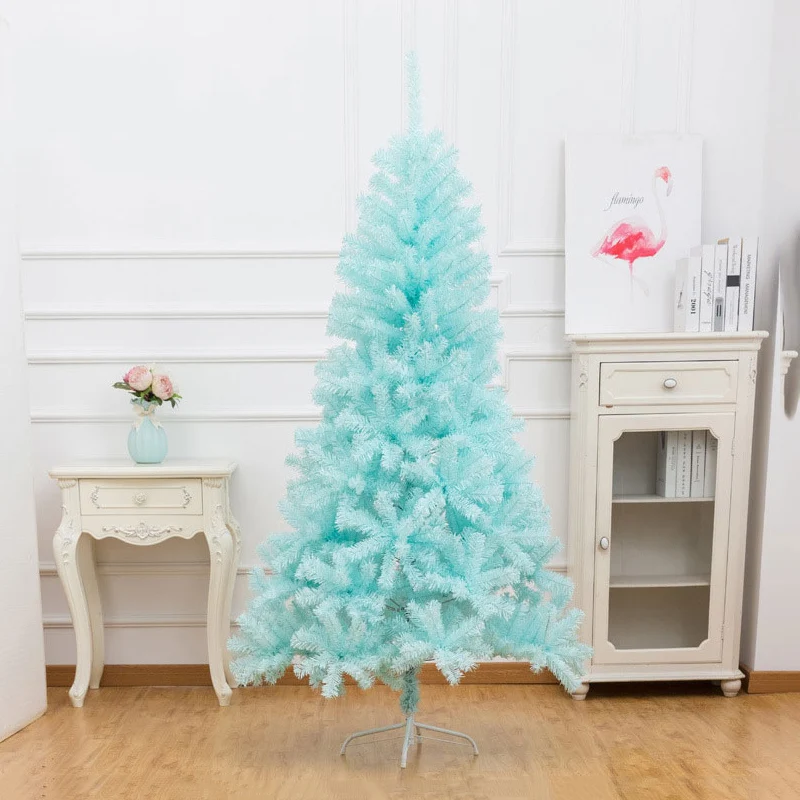 

Warm Blue Color Encryption Christmas Tree Automatic Artificial Christmas Tree Home Decoration Party Festival Decor Props Gifts