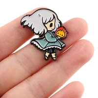 new year gift lapel pins for backpacks briefcase badges with anime japanese manga brooches accessories for jewelry cute things
