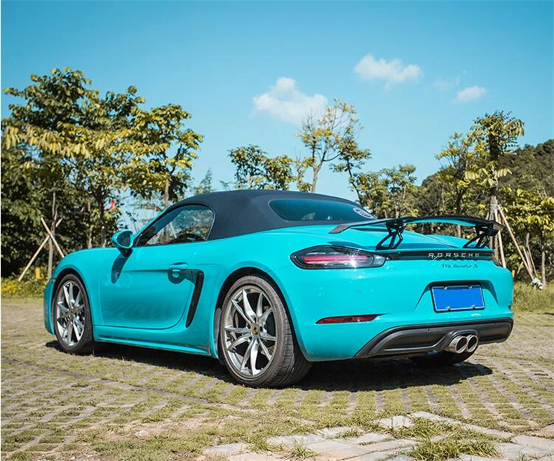 Спойлер из углеродного волокна для Porsche 911 981 718 918 Carrera Cayman Boxster 2006 2020