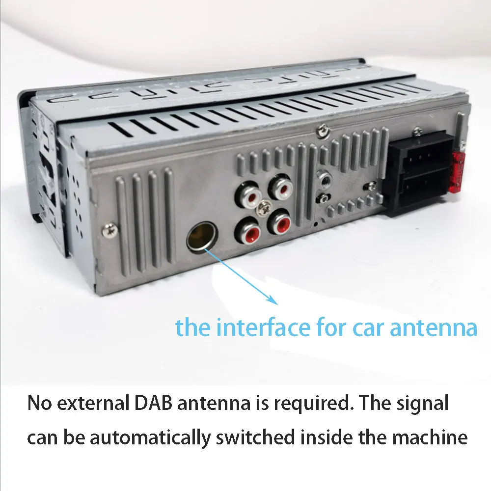 Автомагнитола 1 Din стерео MP3 плеер USB AUX FM AM RDS DAB радиоприемник Bluetooth совместимый
