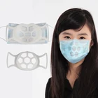 Многоцветный силиконовый кронштейн для маски для взрослых, держатель для маски, подставка с дыхательным клапаном, фильтры, поддерживающая рамка, маска