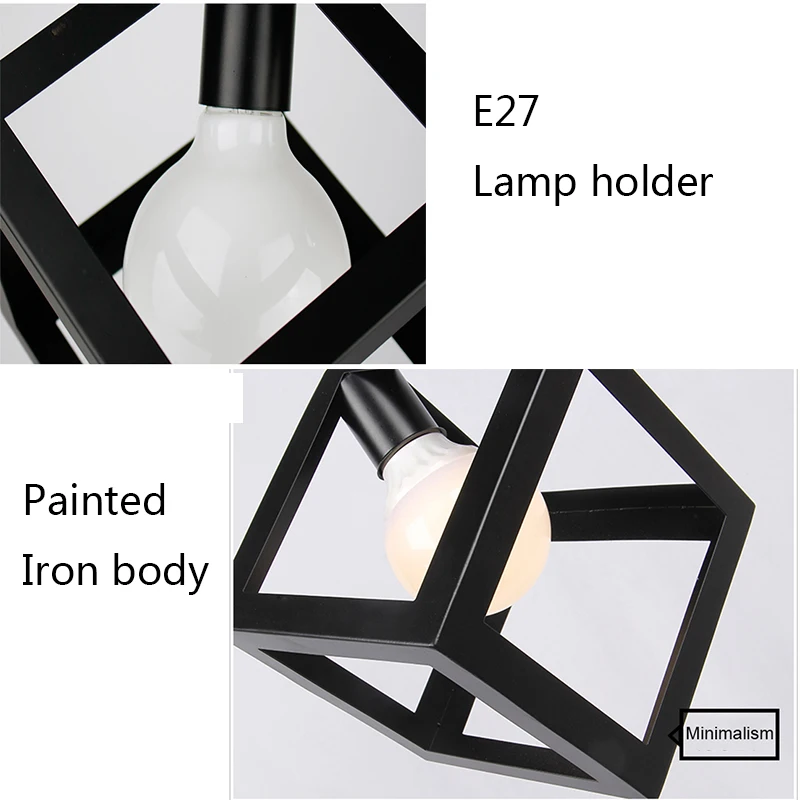 

Industrial Pendant Light Bird Cage Pendant Lamp Crystal Nordic Hanglamp Vintage Loft Lamp Kitchen Living Room Luminaire Suspendu