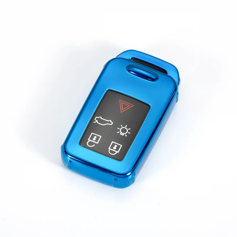 

Beautiful New Soft TPU Car Remote Key Case For Volvo XC90 C70 S60 D5 V50 S40 C30 car style Full cover Shell protector Accessorie