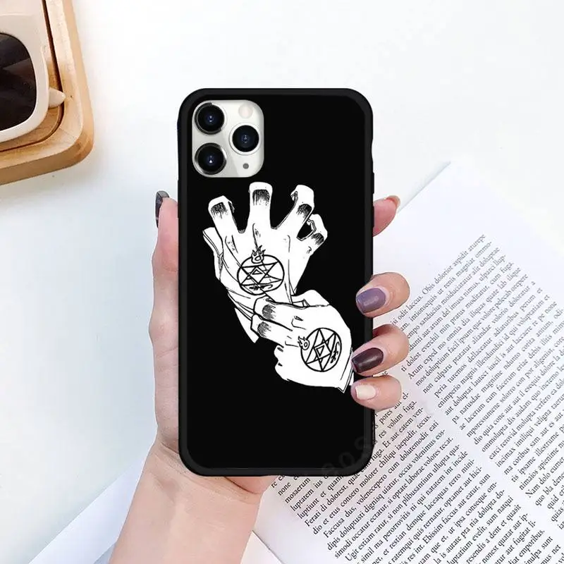 

Fullmetal Alchemist FMA Brotherhood Phone Cases for iPhone 11 12 pro XS MAX 8 7 6 6S Plus X 5S SE 2020 XR funda coque