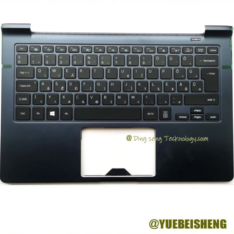 

YUEBEISHENG New/Org For Samsung NP940X3G NP 940X3F 940X3K Palmrest Hungarian keyboard upper cover