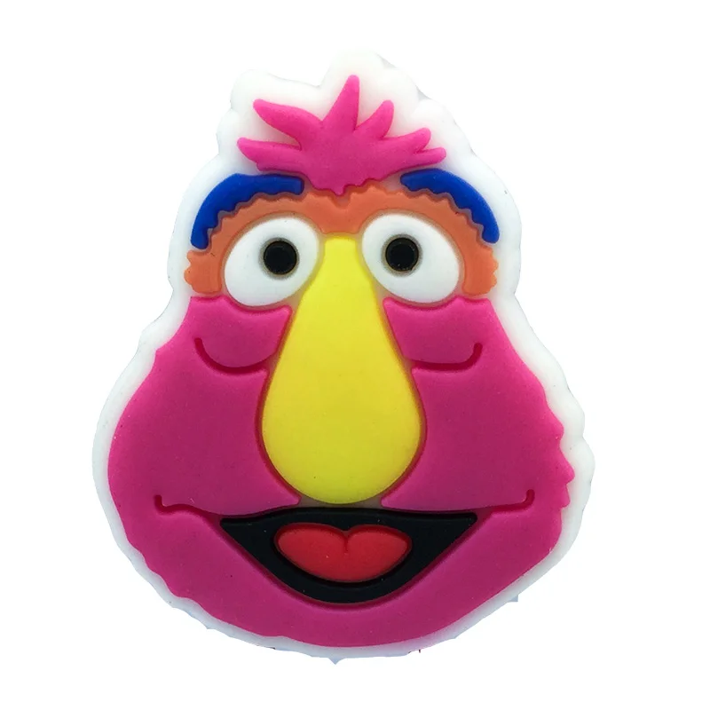 022-16 1 шт. Sesame Street Story Горячие рисунки из мультфильма ПВХ обувь очаровательные аксессуары подходят для обуви браслеты полосы Croc jibz обувь Пряжка Ormaments - Цвет: 022-16