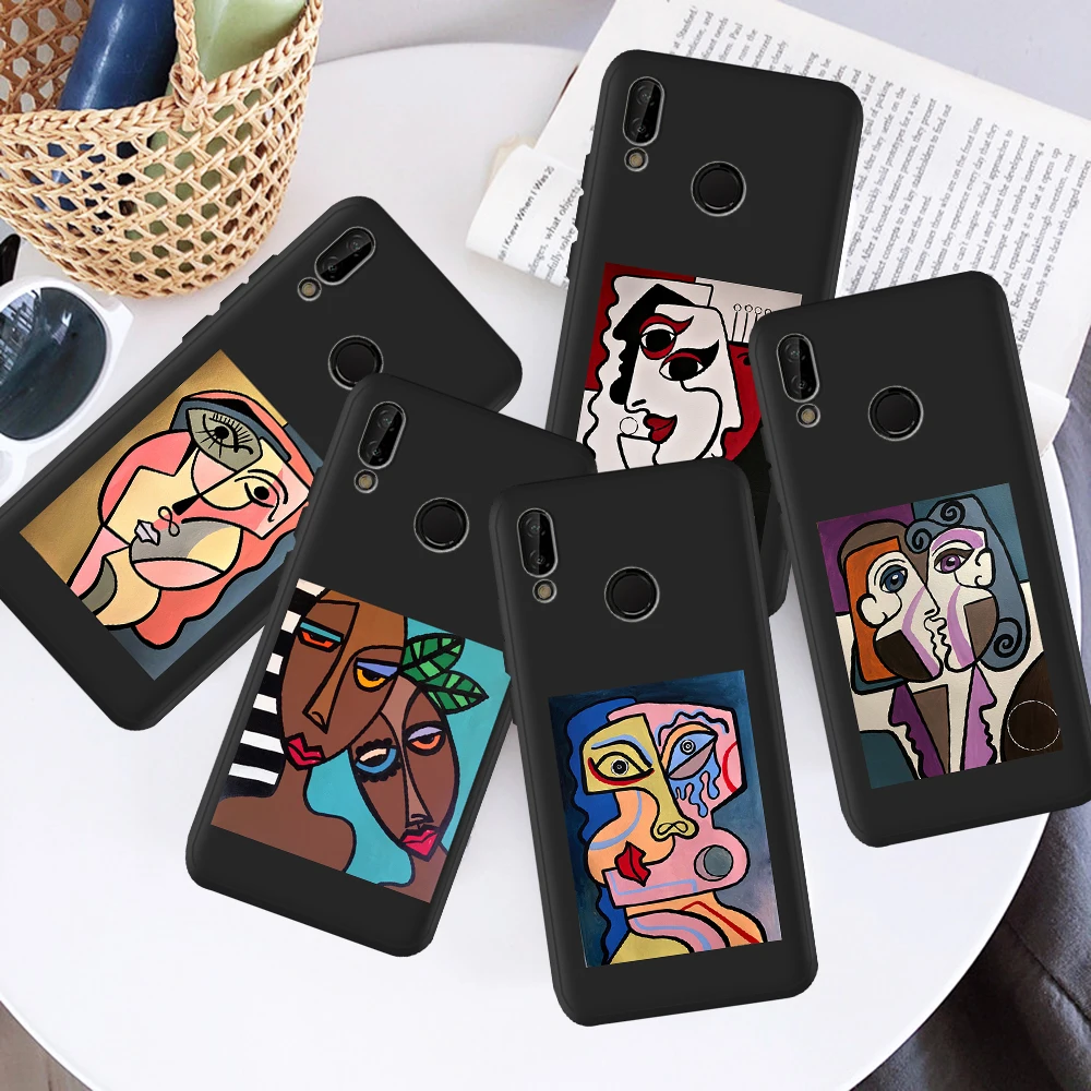 

Famous Picasso abstract Art painting for Huawei P40 P30 P20 P10 P8 Lite 2017 Mate 30 20 10 Lite Pro Phone Case Funda cover coque