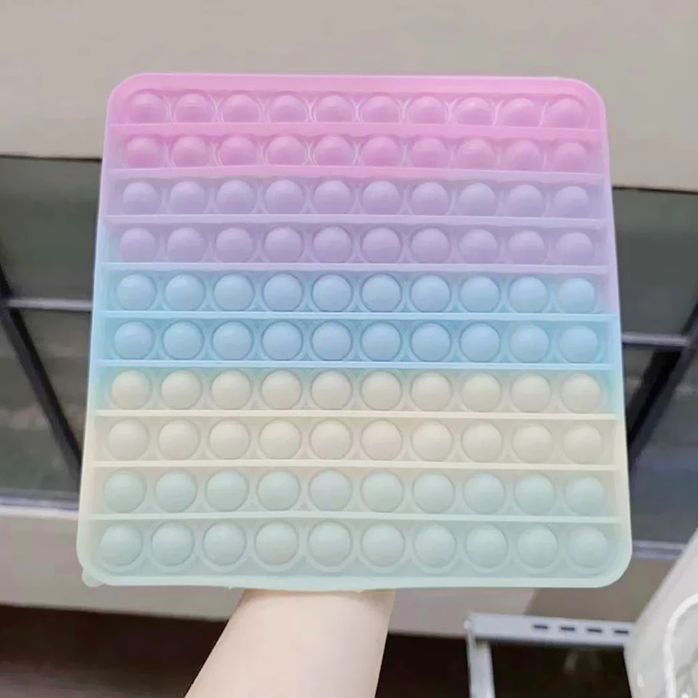 

Children Popite Antistress Toys Heart Adults Autism Push Bubble Sensory Toys Reliver Stress Educational Toys for Kids Adult Gift