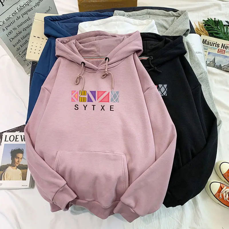 

Can't afford the ball cotton hooded sweater women thin style 2021 Korean fashion casual loose spring and autumn student jacket