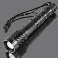 powerful led flashlight t6 flashlight aluminium alloy flashlight 5 modes torch lantern zoomable torch camping light