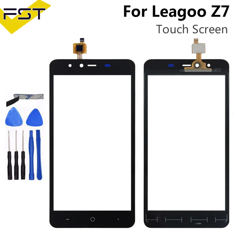 5 0 дюймовый черный протестированный сенсорный экран дигитайзер для Leagoo Z7