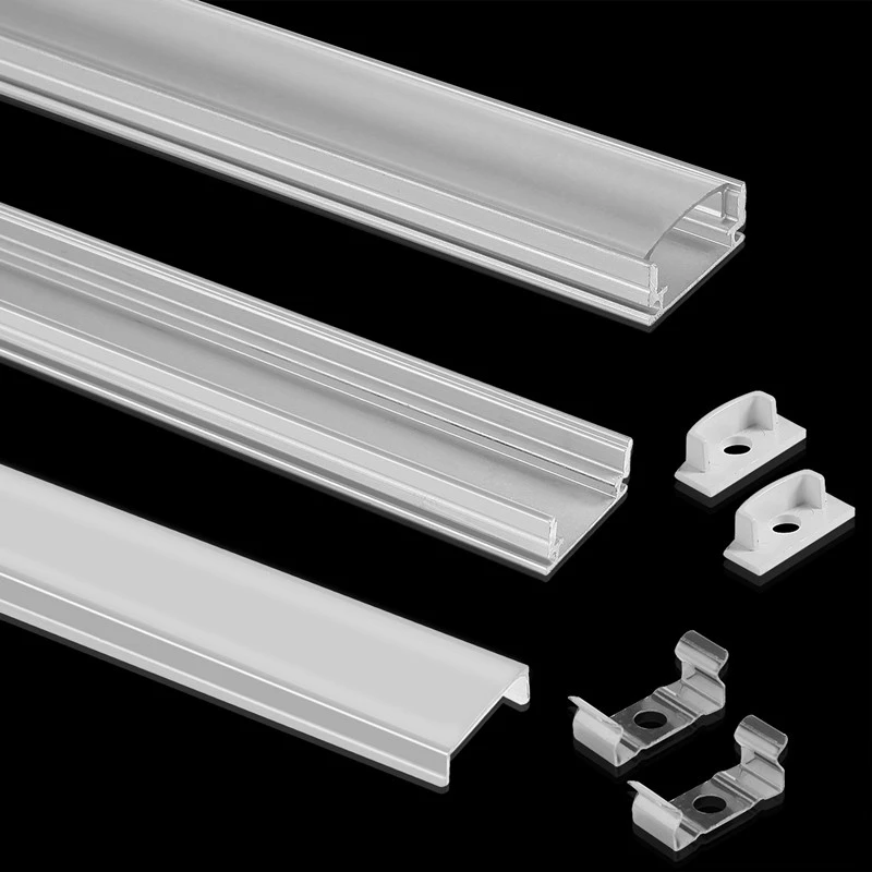 Алюминиевый светодиодный профиль Угловой алюминиевый держатель канала Ной