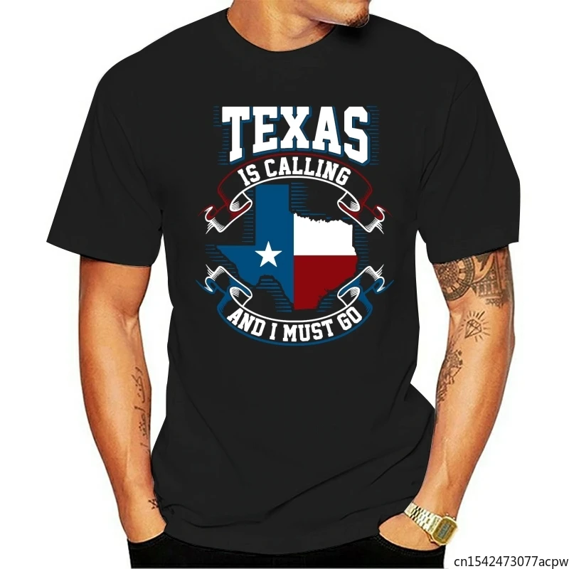 

Texas Is Calling and I Must Go Flag Men's T-Shirt