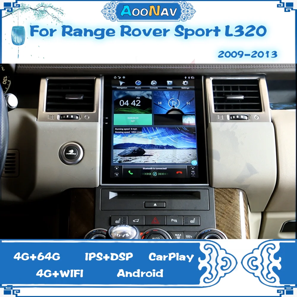 

GPS Navigation Car Radio For Land Rover Range Rover Sport L320 RHD 2009 2010 2011-2013 Android Multimedia DVD Stereo Player