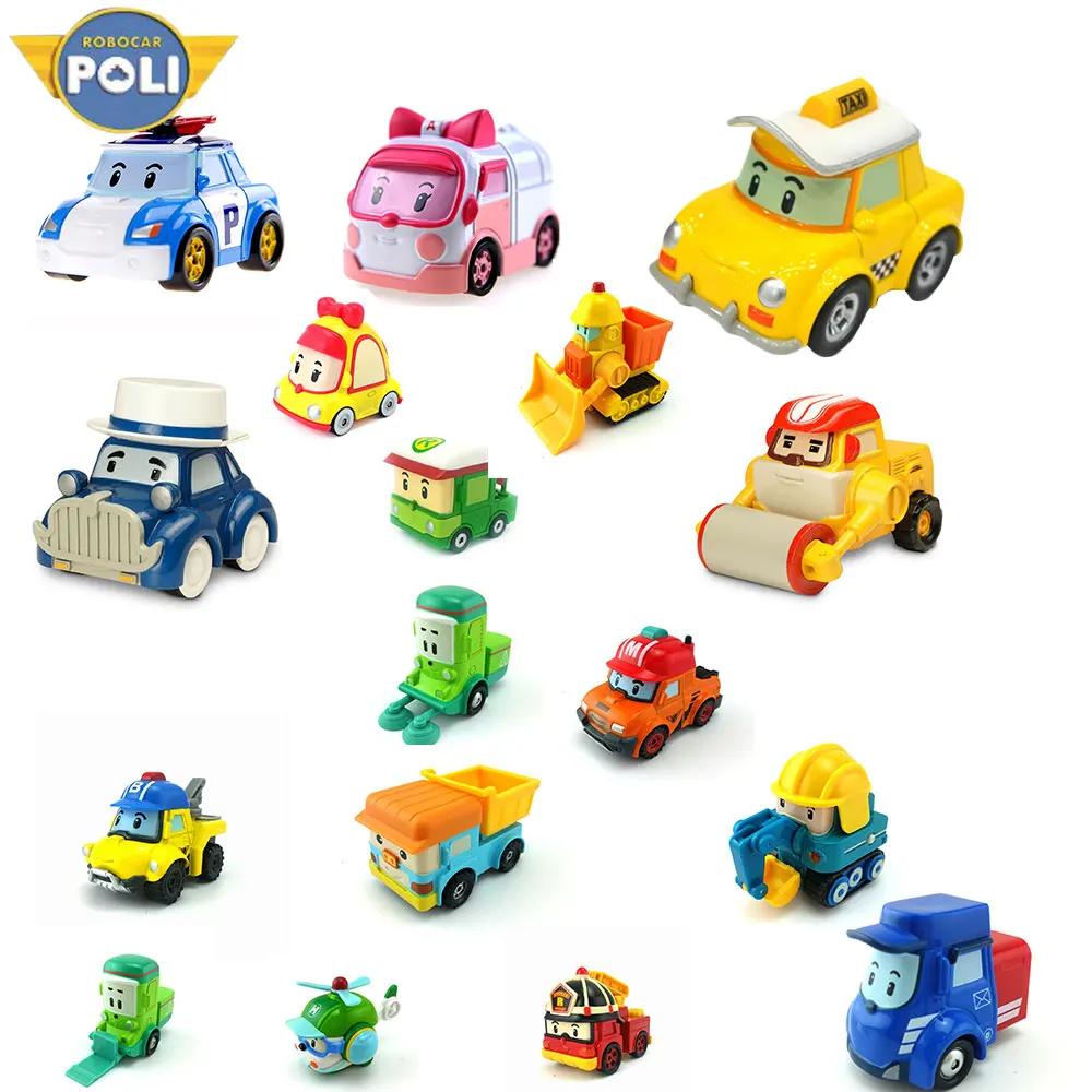 ROBOCAR POLI игрушечный автомобиль Детский подарок poli детские игрушки Polly Roy Anba скорая
