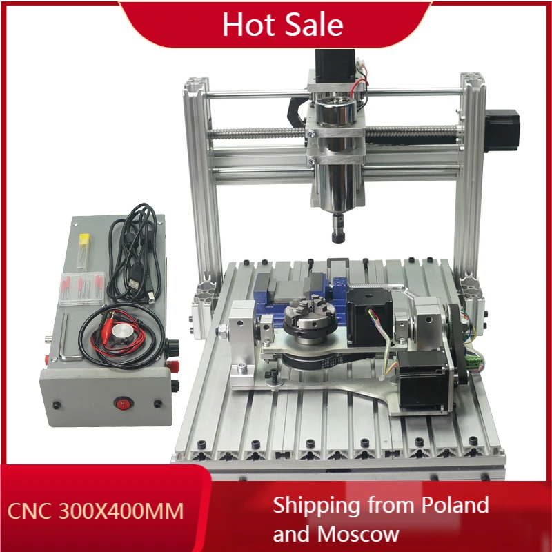 CNC DIY 3 оси мини фрезерный станок 3040 4 5 осей полностью металлический cnc