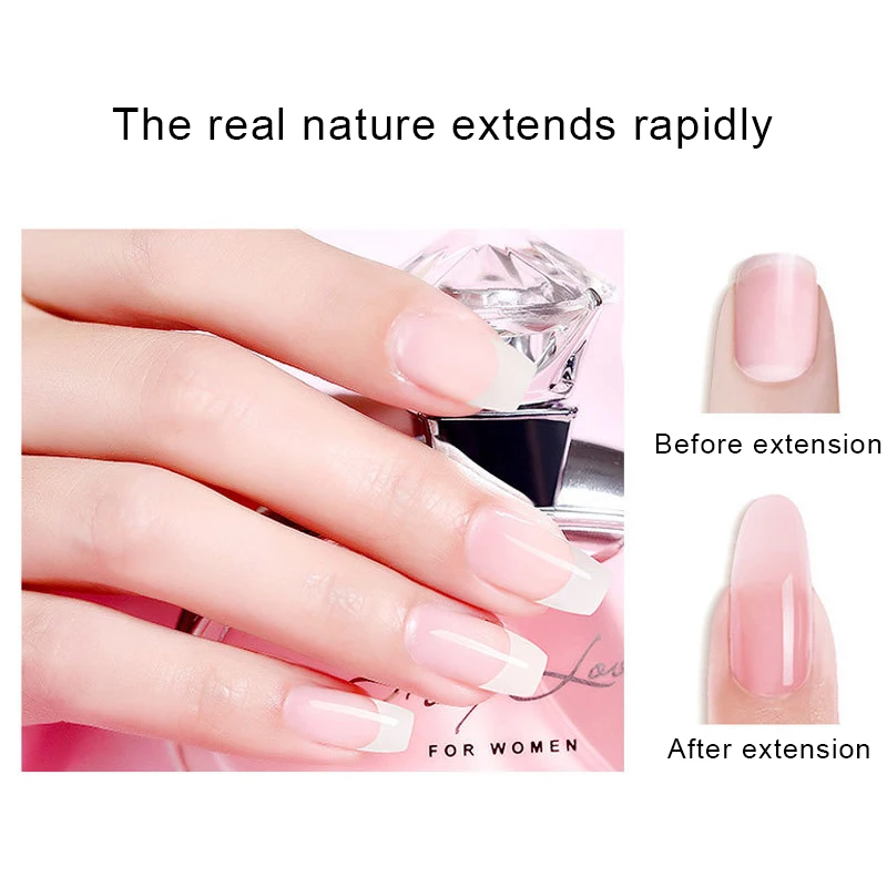 

Soak off Poly Nail Gel UV Acryl Gel Quick Building 15mlFinger Extension builder Gel Camouflage UV LED Hard Builder Nail Gel