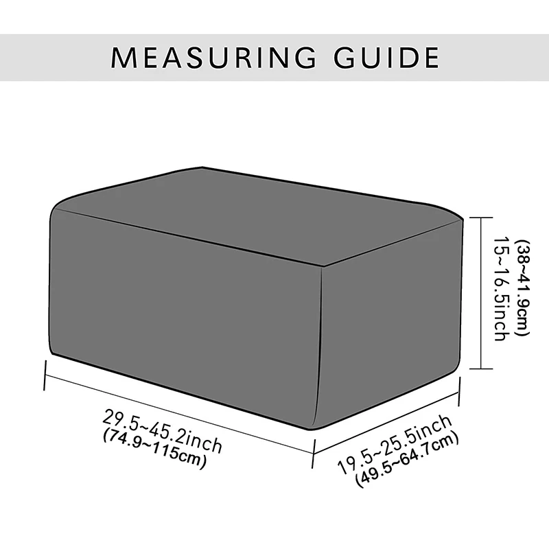Плюшевые эластичные скамеечка для ног крышка пуфик чехол стрейч диван