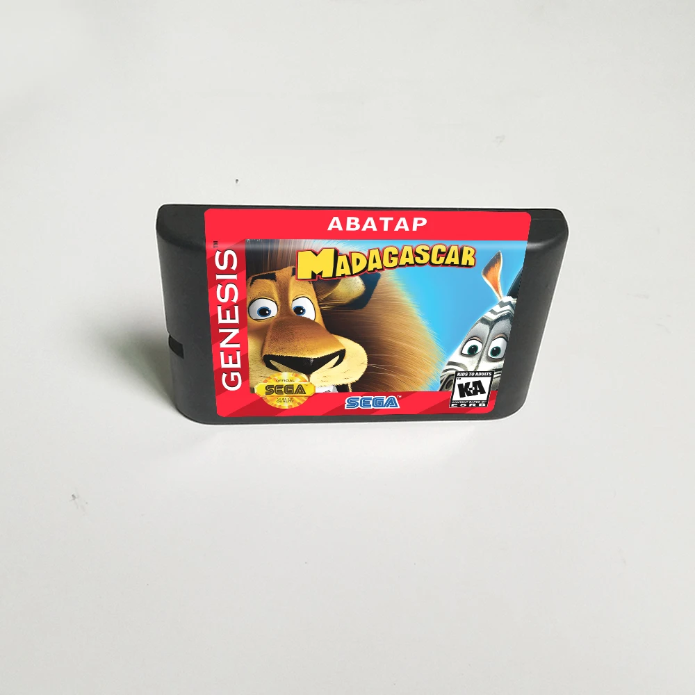 

Madagascar - 16 Bit MD Game Card for Sega Megadrive Genesis Video Game Console Cartridge