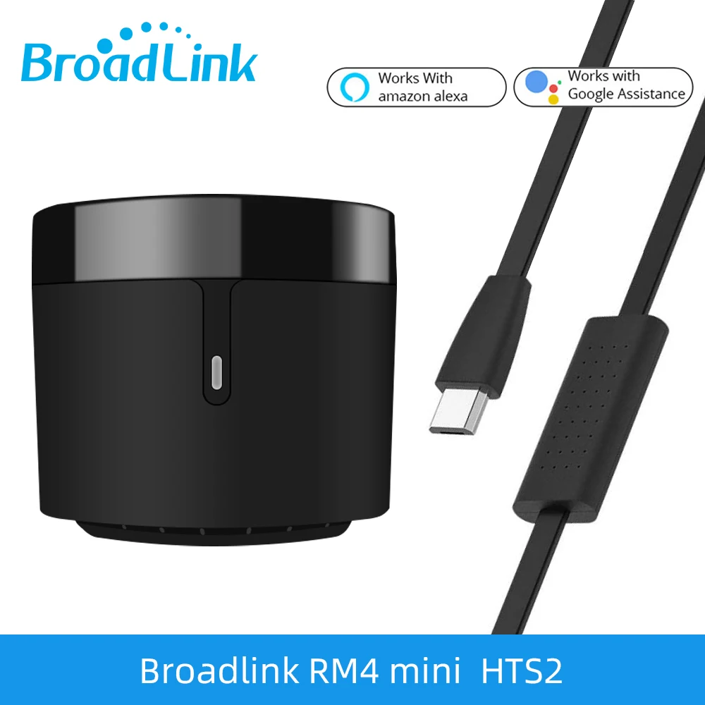 

BroadLink RM4 Mini IR Wifi Universal Remote Control Smart Switch HTS2 Sensor Compatible Alexa Google Home Assistant Domotica