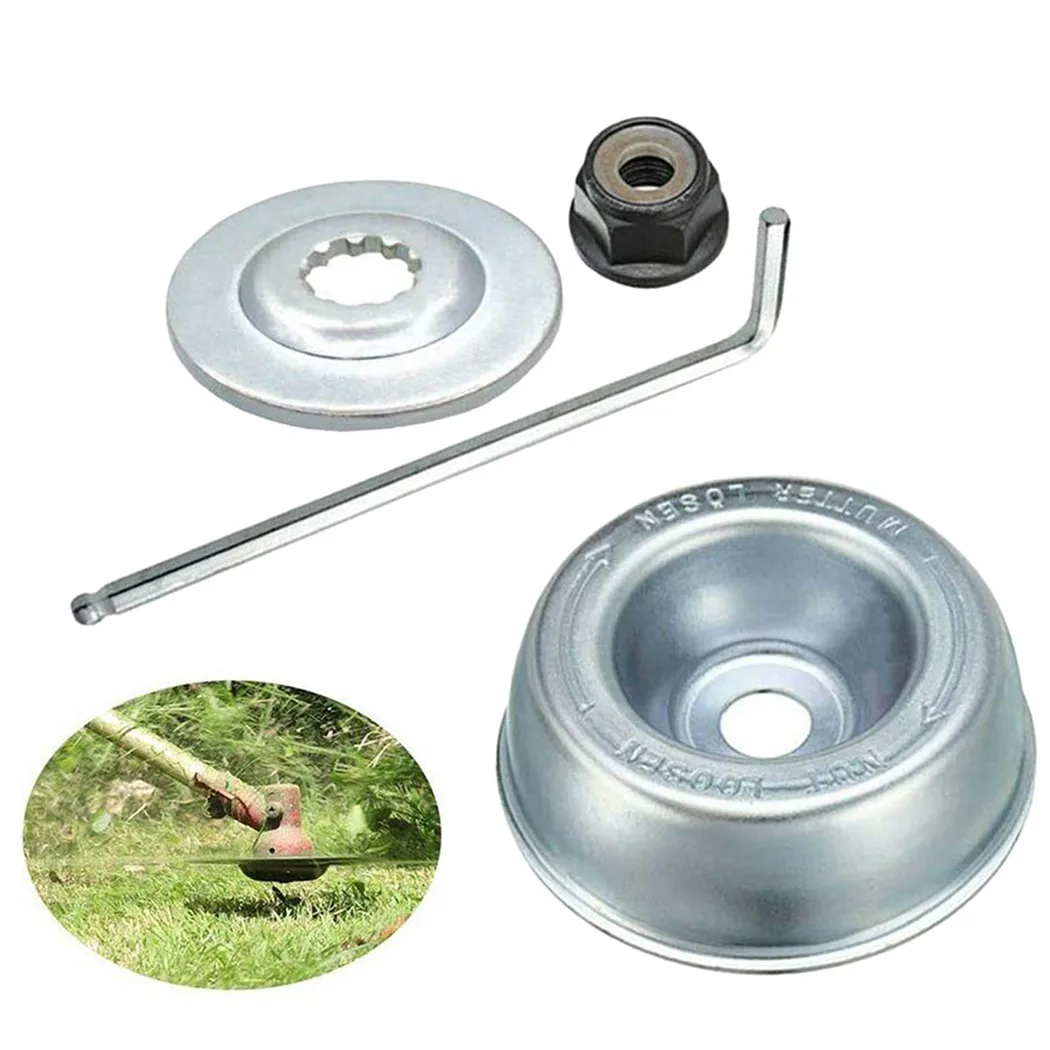 

4pcs/Set String Trimmers Replacement Blade Trimmer Fixing Blade Adapter Attachment Maintenance Kit Tools Parts New