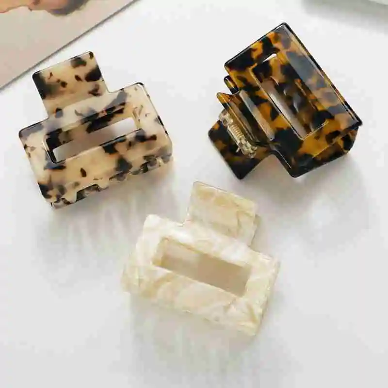 4 вида стилей ацетат Леопардовый принт хвост клип французское романтическое