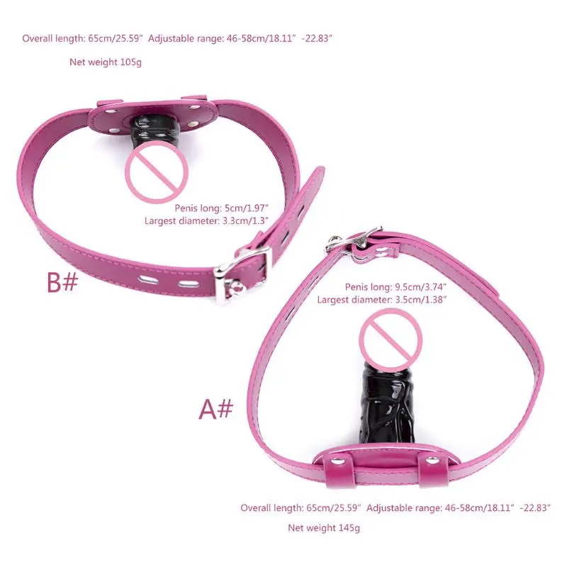 Кожаная заглушка для рта реалистичный фаллоимитатор кляп инструмент связывания