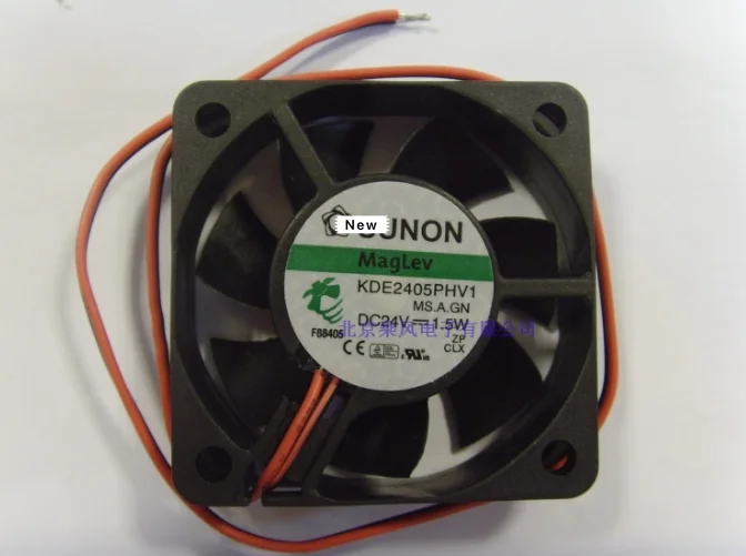 

for SUNON KDE2405PHV1 MS.A.GN.C1500 Server Cooling Fan DC 24V 1.5W 50x50x15mm 2-wire