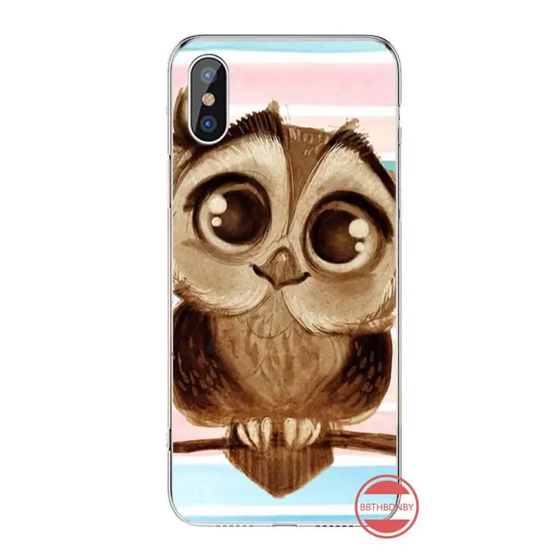 

Cute cartoon animal Owl Phone Case For iphone 12 5 5s 5c se 6 6s 7 8 plus x xs xr 11 pro max mini