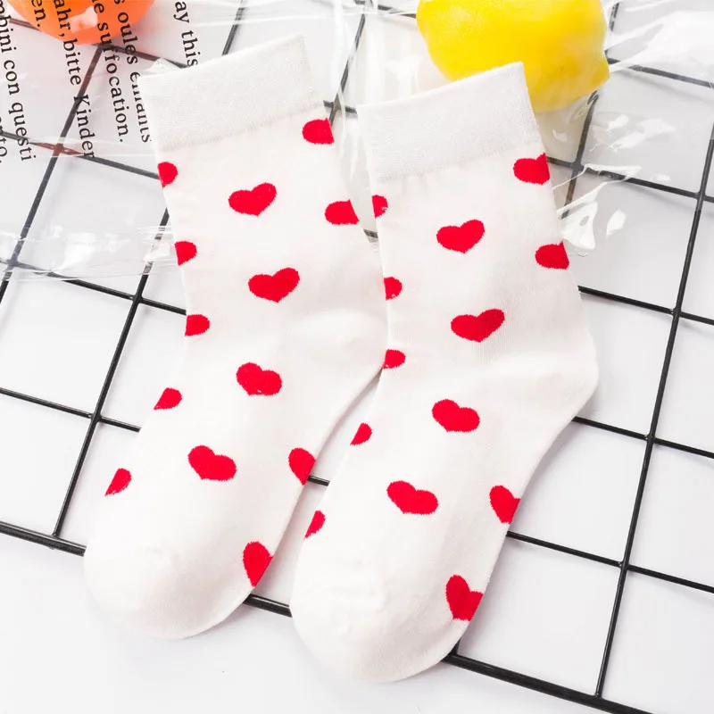 

Clearance Sale Solid Black White Women's Socks Casual Harajuku Streetwear Crew Socks Hip Hop Skateboard Cotton Long Socks