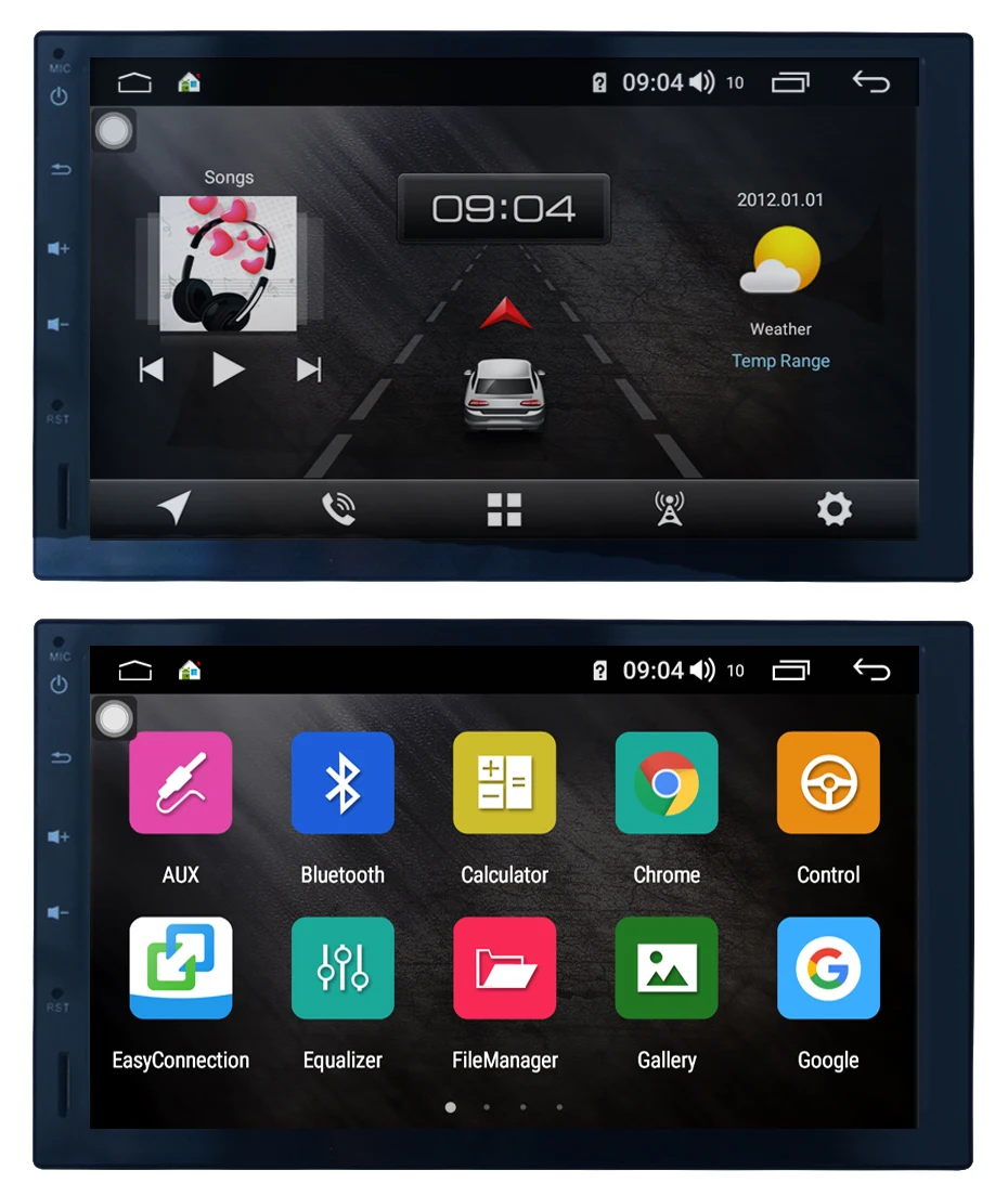 KANOR 7 ''4+ 64G Android 8,1 2 Din универсальная gps-навигация Авторадио автомобильный мультимедийный плеер BT 4G Wifi OBD стерео радио видео