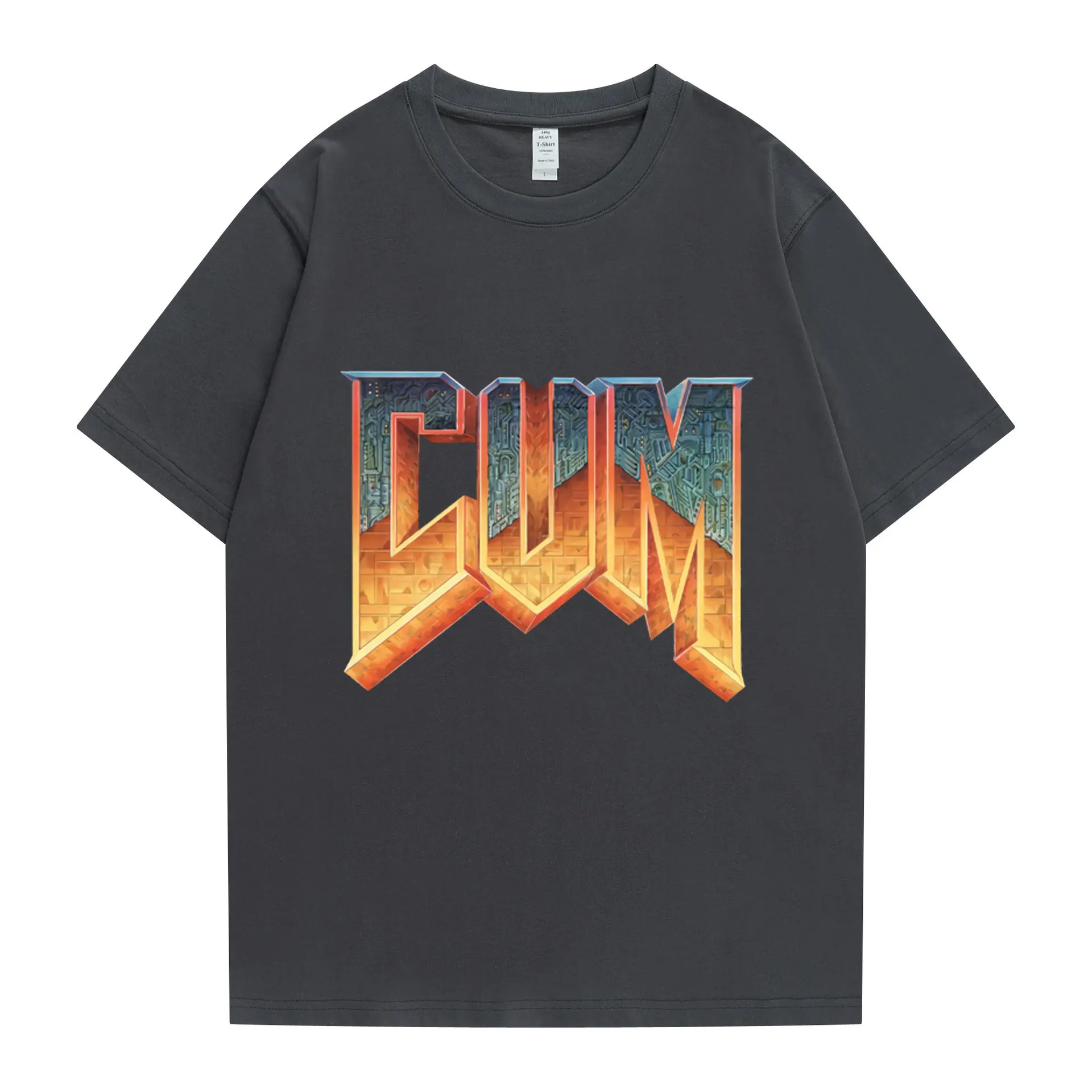 

Mens Summer Tshirts Doom Cum Vintage Graphic Tee Shirt Men Cotton T-shirts Fashion Short Sleeve Casual Oversized T-shirt Tops