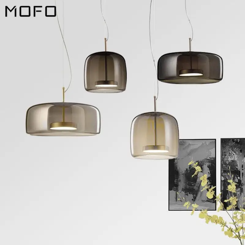 Современные стеклянные подвесные светильники светодиодный подвесной