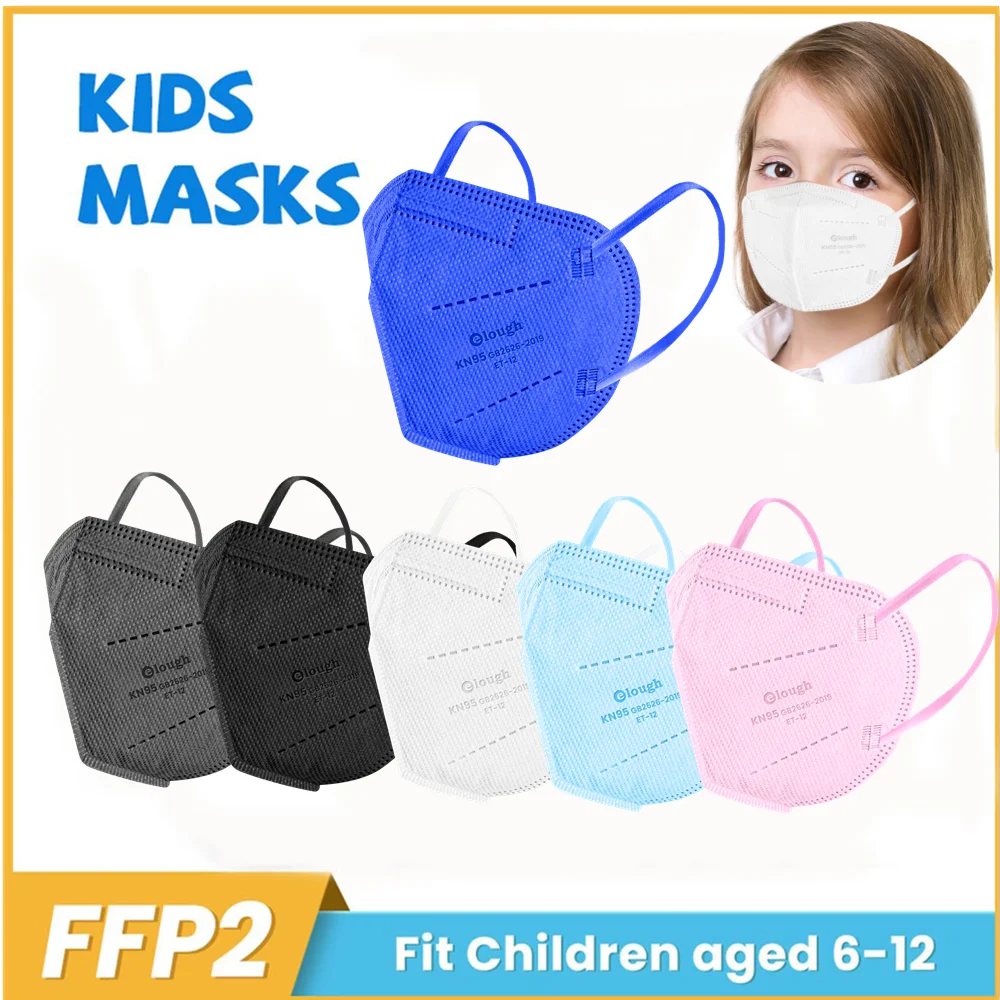 

Elough 6 to 12 old mascarillas niños ffp 2 children fpp2 mask kn 95 ffp2mask kids mascarilla kn95 infantil homologada ffp2 niños