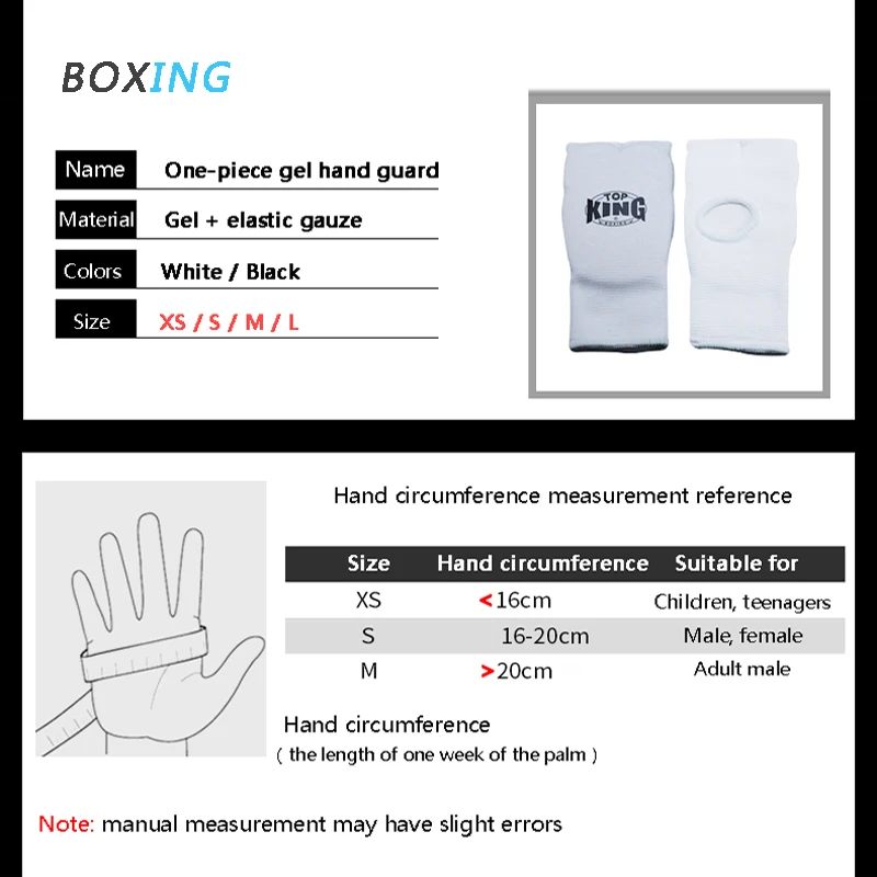 

Boxing Glove Gel Shield Fist Peak Glove Alternative To Bandage Gel Cushioning Fist Peak Protector