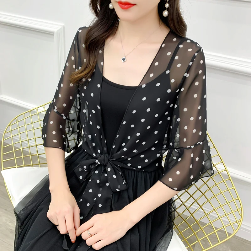 Женское болеро с коротким рукавом черно белое накидка для невесты Элегантное