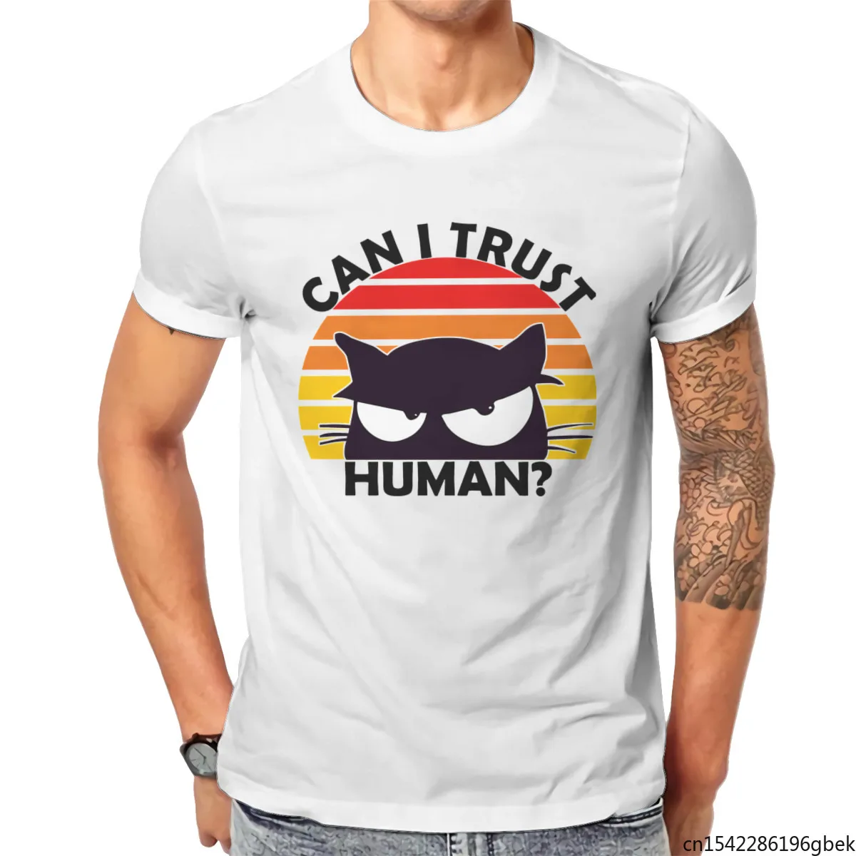 

Can I Trust Human Funny Men's T-Shirt