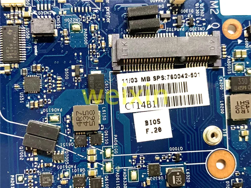 760042-001 760042-501 ENVY M6 материнская плата для HP M6-N010DX M6-N ноутбука протестирована на 100% -