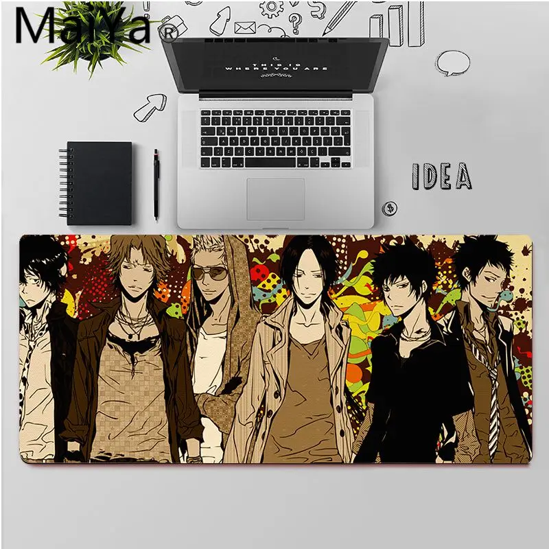 

Maiya High Quality HITMAN REBORN Natural Rubber Gaming mousepad Desk Mat Free Shipping Large Mouse Pad Keyboards Mat