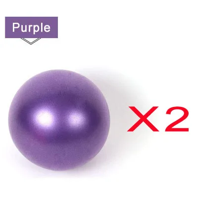 Purple 2pcs 25cm йога мяч Indoor Training Йога пшеницы трубки мяч для гимнастики и фитнеса пилатес мяч для упражнений на балансирование тренажерный зал Фитнес Core мяч - Цвет: Purple 2pcs