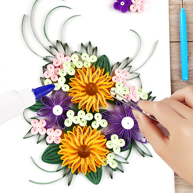 Квилтер сетка Руководство Комплект для Бумага поделки Рюш ручной работы