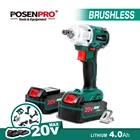POSNPRO беспроводной электрический бесщеточный ключ 20 в ударный ключ 12 
