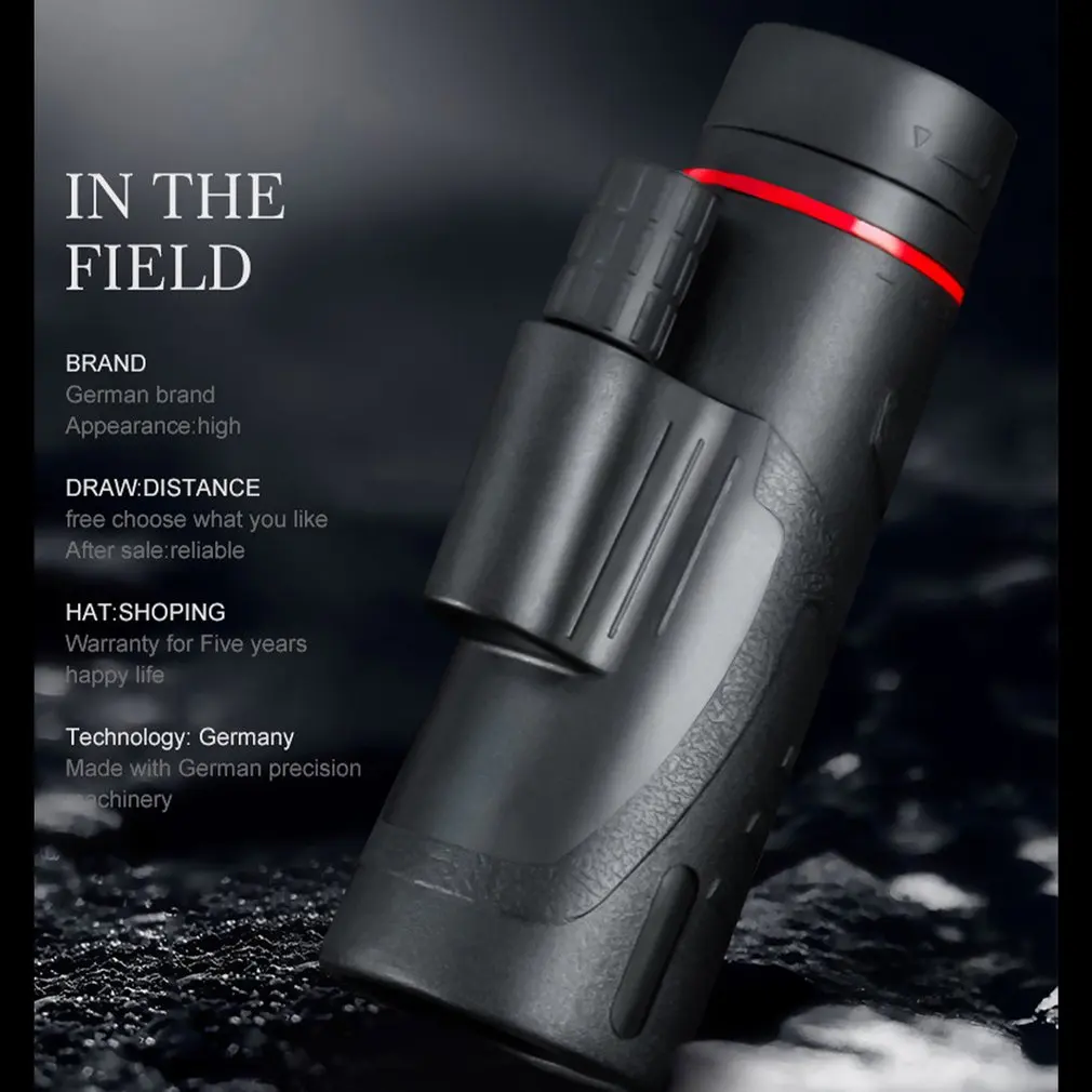 

Одиночный бинокль 10*42 Большие окуляры с высоким увеличением и высоким разрешением с большим углом обзора взрослые очки для фотографировани...