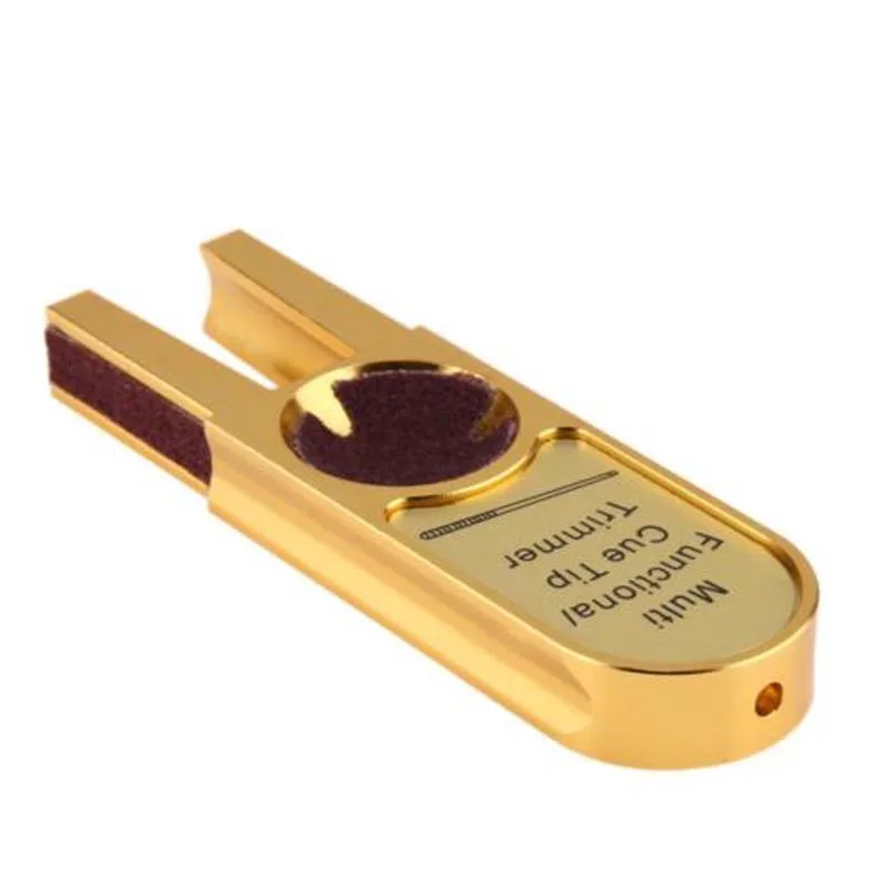 

New U Shape Billiards Pool Snooker Cue Tip Scuffer Trimmers Burnisher Repair Tool Drop Shipping