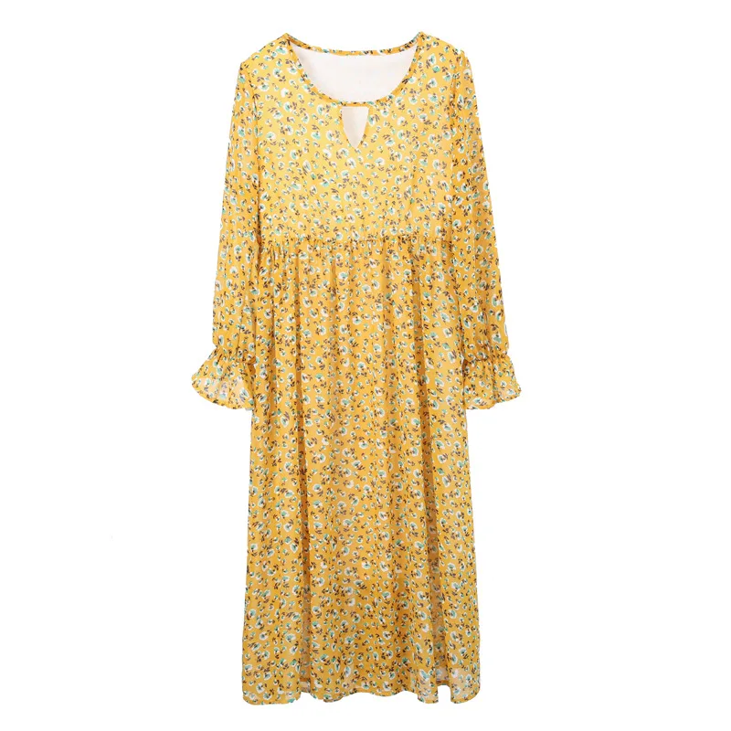 Envsoll платья для беременных платье 2020 весна лето длинное шифоновое в горошек