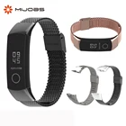 Металлический ремешок для Huawei Honor Band 4, аксессуары для браслета Honor Band 4, браслет для наручных часов Honor 5