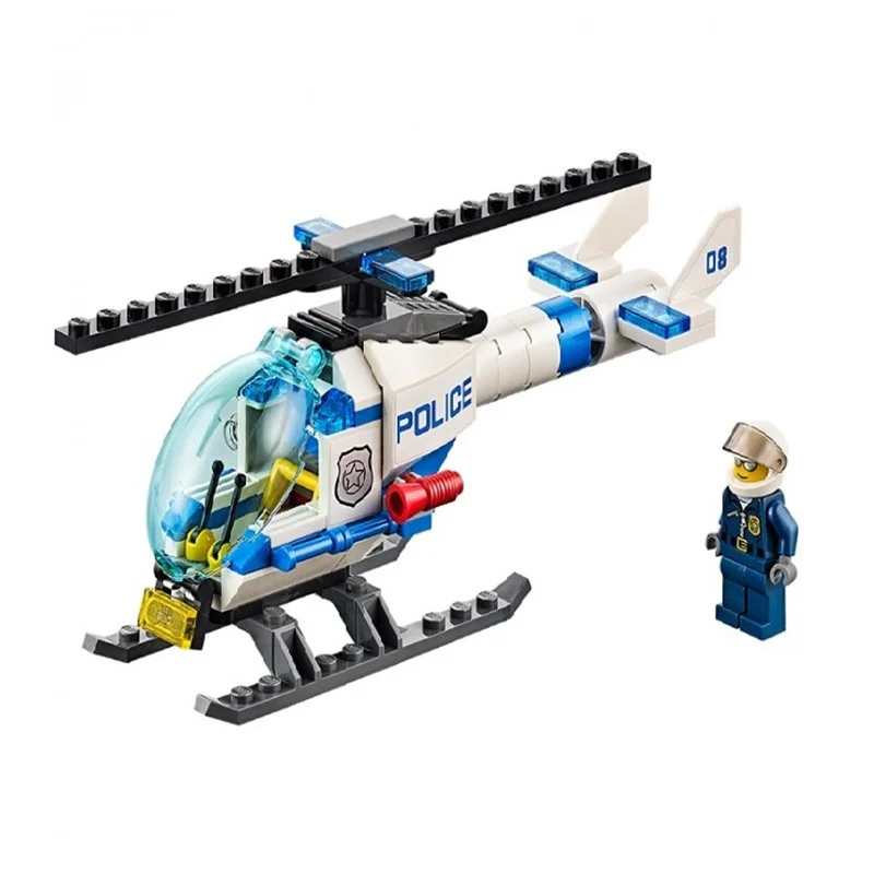 10422 серия город вертолет транспортная команда Автомобиль Мотоцикл 60049 сборная