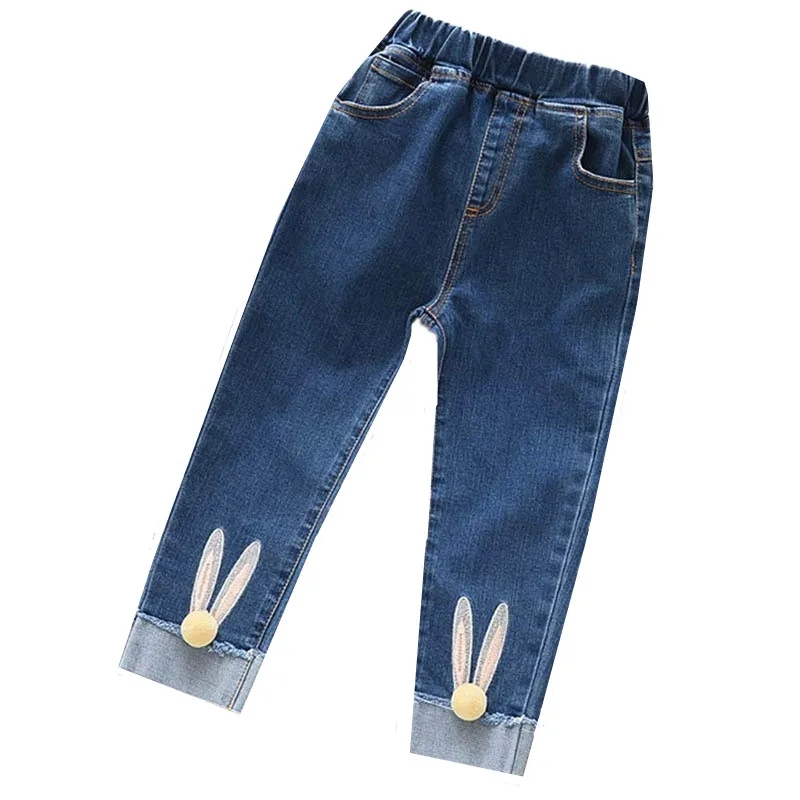 

Повседневные джинсы для маленьких девочек осенние и зимние детские джинсовые штаны для девочек детские джинсы детские брюки для подростко...